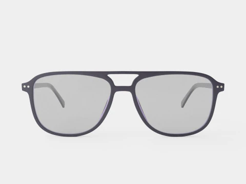 Fortis Matte Black Glasses 3D Model