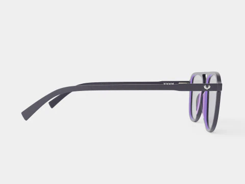 Fortis Matte Black Glasses 3D Model