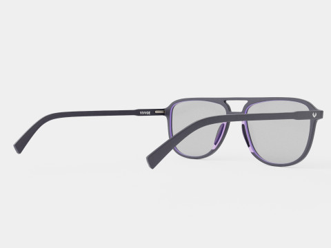Fortis Matte Black Glasses Model 3D