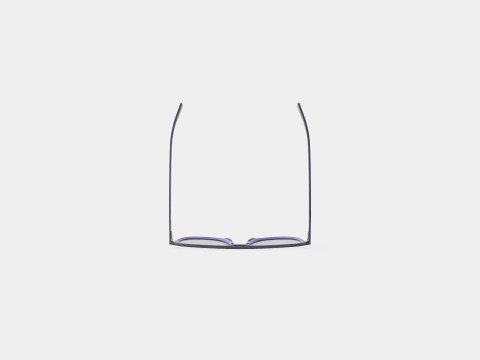 Fortis Matte Black Glasses Model 3D
