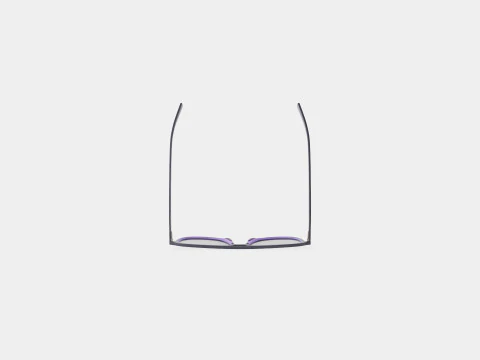 Fortis Matte Black Glasses 3D Model