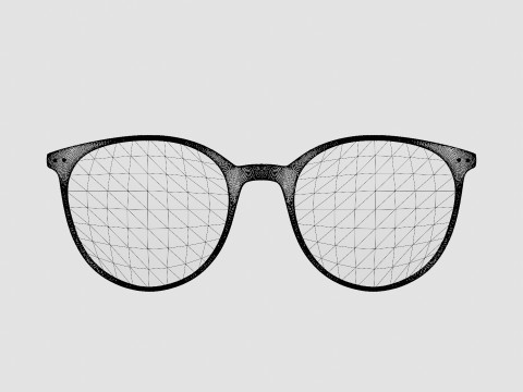 Venus Clear Glasses 3D Modell