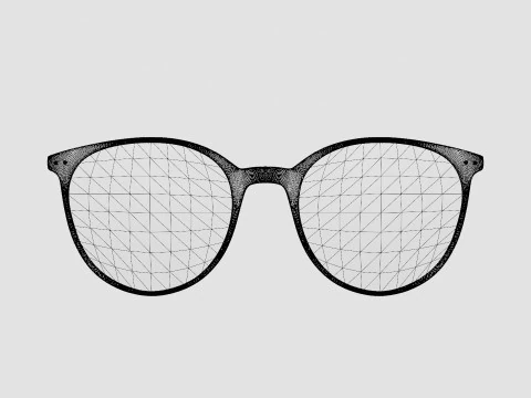 Venus Clear Glasses 3D Model