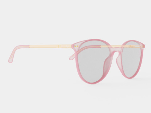 Venus Clear Pink Glasses 3Dモデル