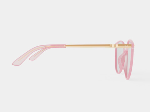 Venus Clear Pink Glasses 3D Модель