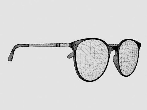 Venus Clear Pink Glasses 3D Модель