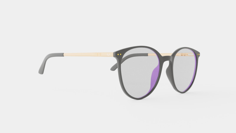 Venus Black Glasses 3D Model .c4d .max .obj .3ds .fbx .stl .blend 
