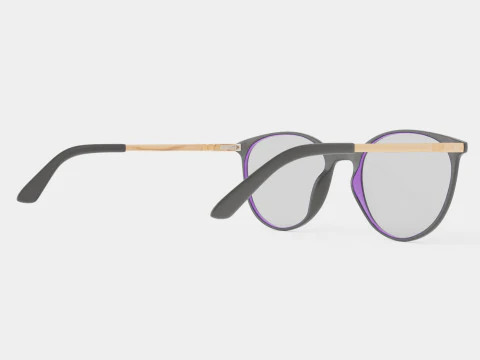 Venus Black Glasses 3D Model