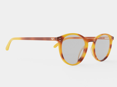 Ventura Havana Glasses 3D Model