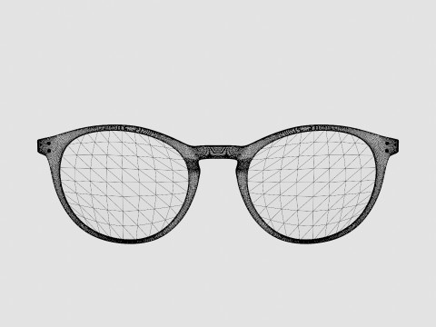 Ventura Havana Glasses 3D Model