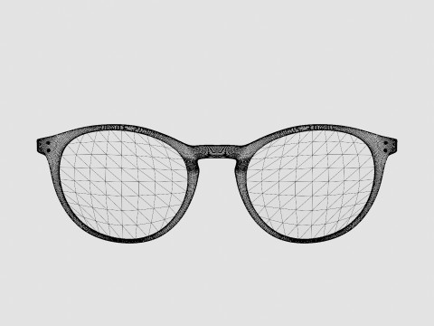 Ventura Clear Glasses 3D Modell
