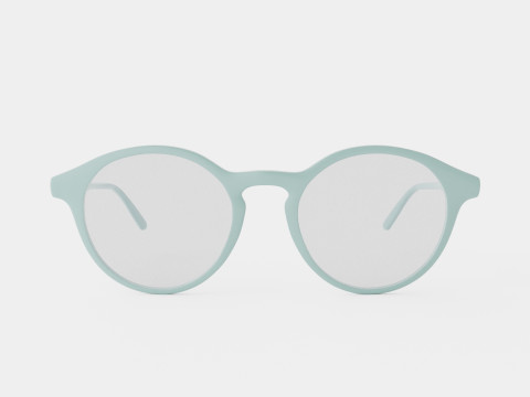 Futuro Green Glasses Modelo 3D