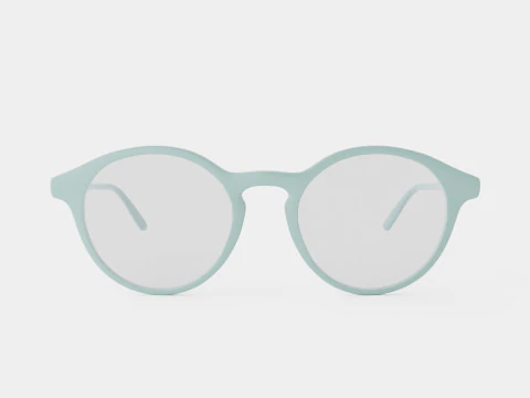 Futuro Green Glasses 3D Model
