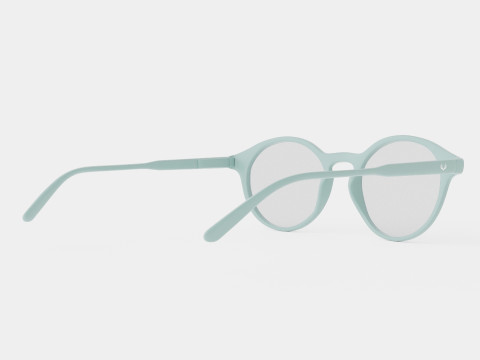 Futuro Green Glasses Modelo 3D