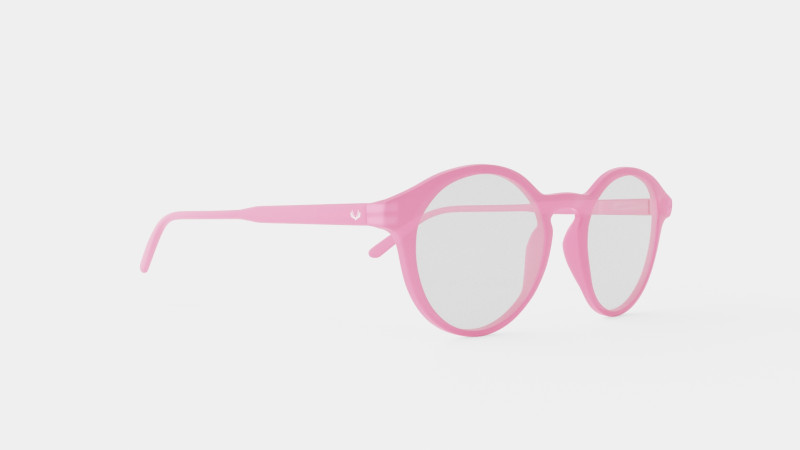 Futuro Pink Glasses Model 3D .c4d .max .obj .3ds .fbx .stl .blend 
