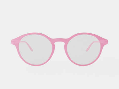 Futuro Pink Glasses Model 3D