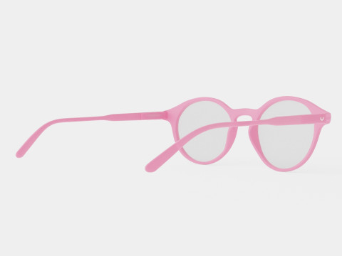 Futuro Pink Glasses Model 3D
