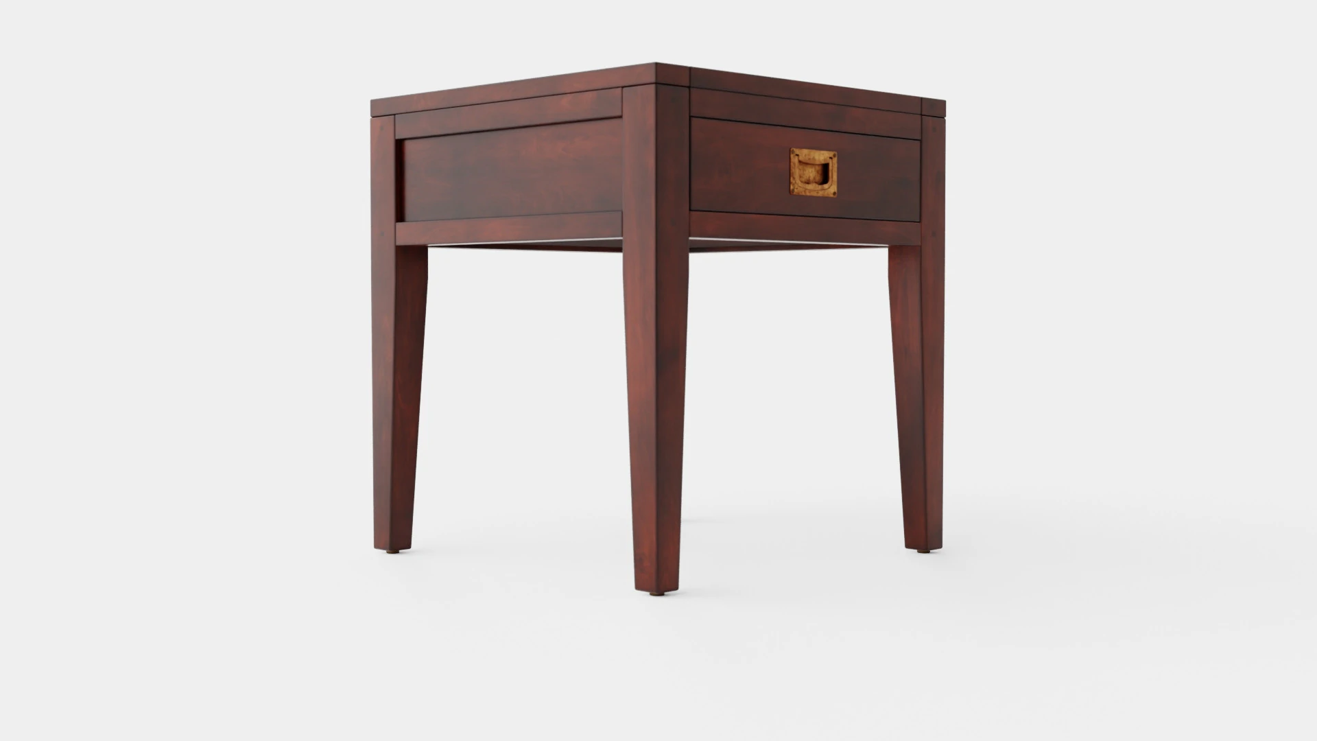 Fairfield side table English 3D Model .c4d .max .obj .3ds .fbx .stl .blend
