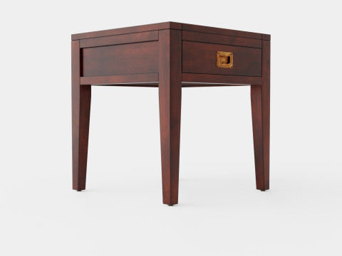 Fairfield side table English 3D Model