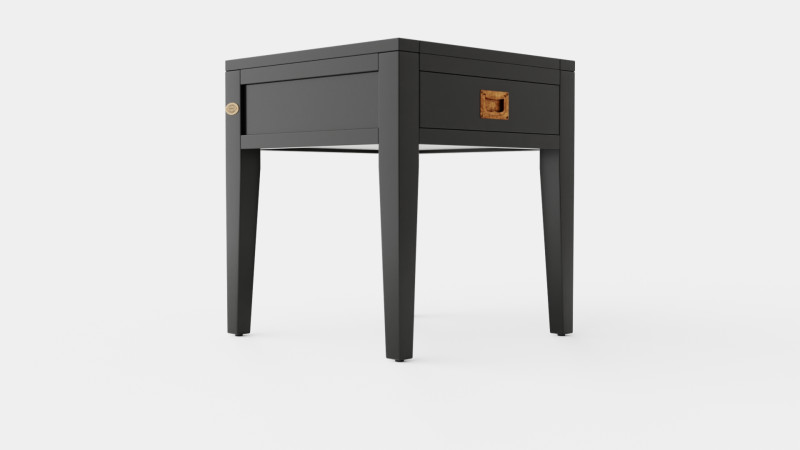 Fairfield side table black Model 3D .c4d .max .obj .3ds .fbx .stl .blend 