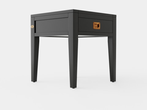Fairfield side table black Modelo 3D