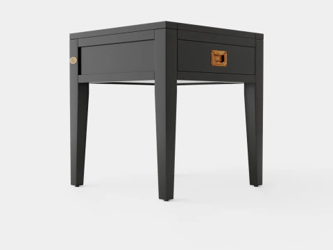 Fairfield bijzettafel zwart 3D Model