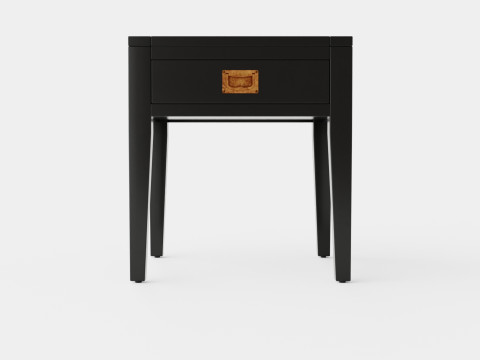 Fairfield side table black Model 3D