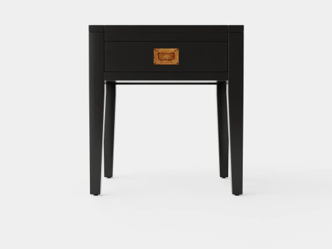 Fairfield side table black 3D Model