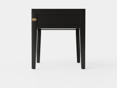 Fairfield side table black Model 3D