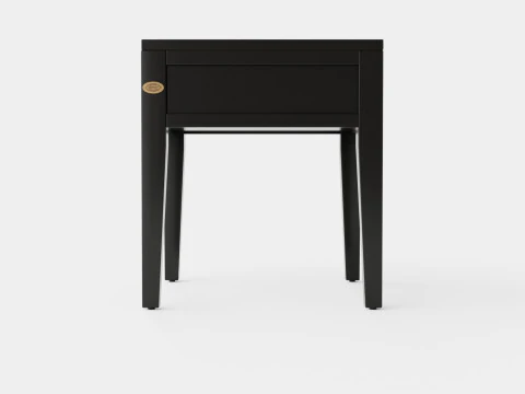 Fairfield side table black 3D Model