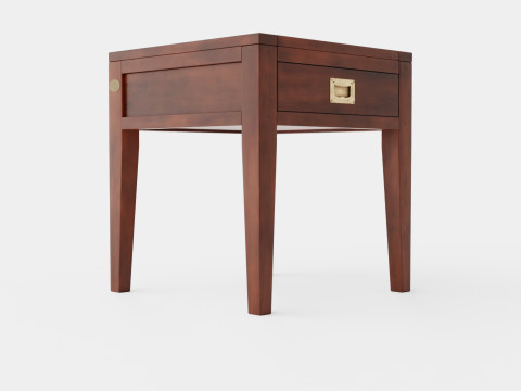 Fairfield side table rich brown Modelo 3D