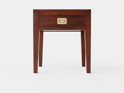 Fairfield side table rich brown 3Dモデル