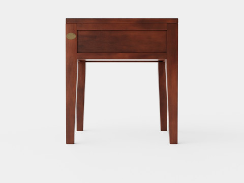 Fairfield side table rich brown 3Dモデル