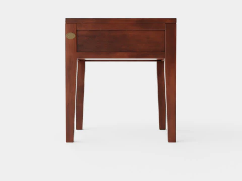 Fairfield side table rich brown 3D Model