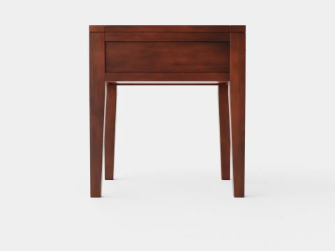Fairfield side table rich brown 3D Model