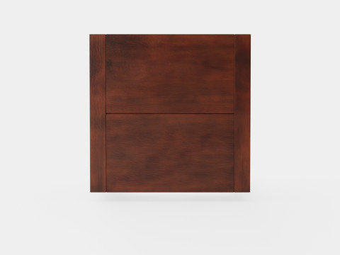 Fairfield side table rich brown 3Dモデル
