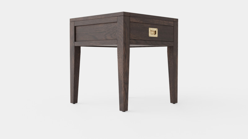 Fairfield side table wenge Modèle 3D .c4d .max .obj .3ds .fbx .stl .blend 