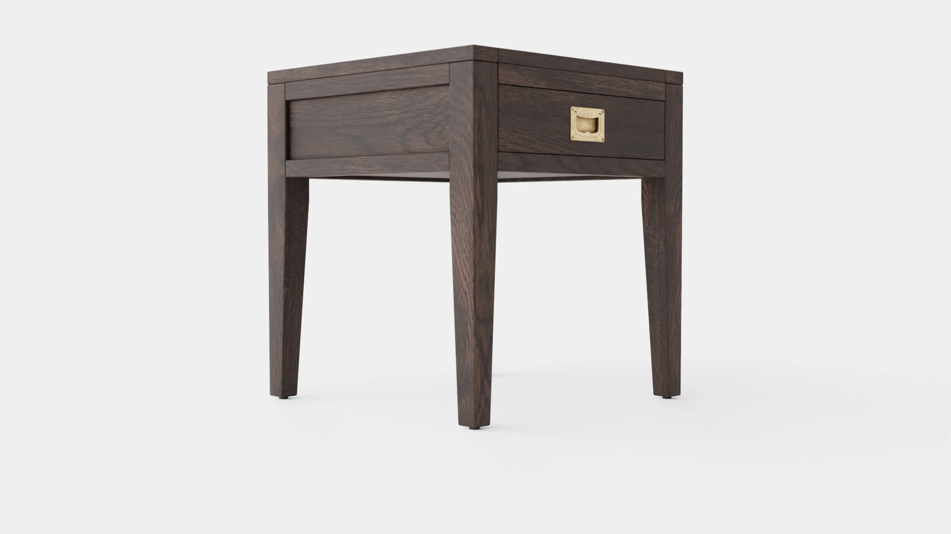Fairfield side table wenge 3D Model .c4d .max .obj .3ds .fbx .stl .blend 
