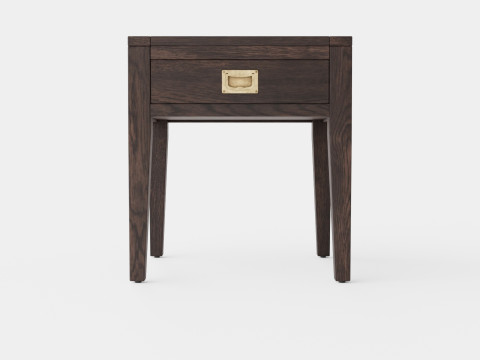Fairfield side table wenge Modèle 3D