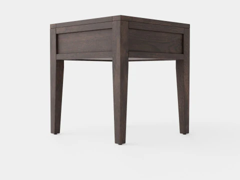 Fairfield side table wenge 3D Model