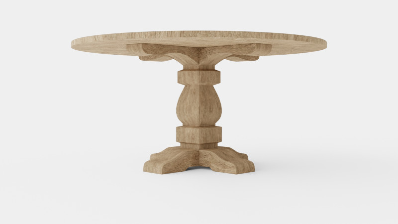 French dining table charcoal Model 3D .c4d .max .obj .3ds .fbx .stl .blend 