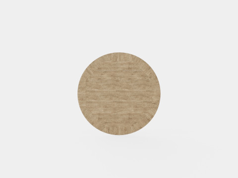 French dining table charcoal Model 3D