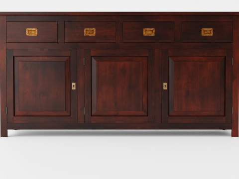 Hyannis sideboard English 3D Model