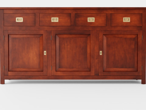 Hyannis sideboard rich brown Modelo 3D