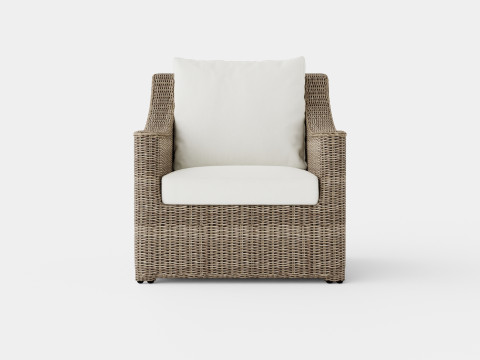 Layton armchair vintage 3D Model