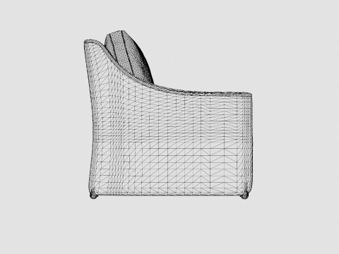 Layton armchair vintage Modelo 3D