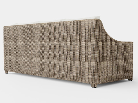 Layton sofa vintage 3 seat 3D Модель