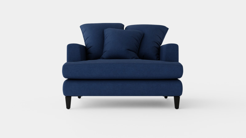 Los Angeles armchair indigo 3D in 3DExport
