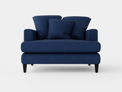 Los Angeles armchair indigo 3D Модель
