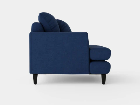 Los Angeles armchair indigo 3D Model